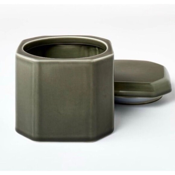 Ceramic Reactive Glaze Box Green - Threshold designed with Studio McGee - New - Picture 2 of 8